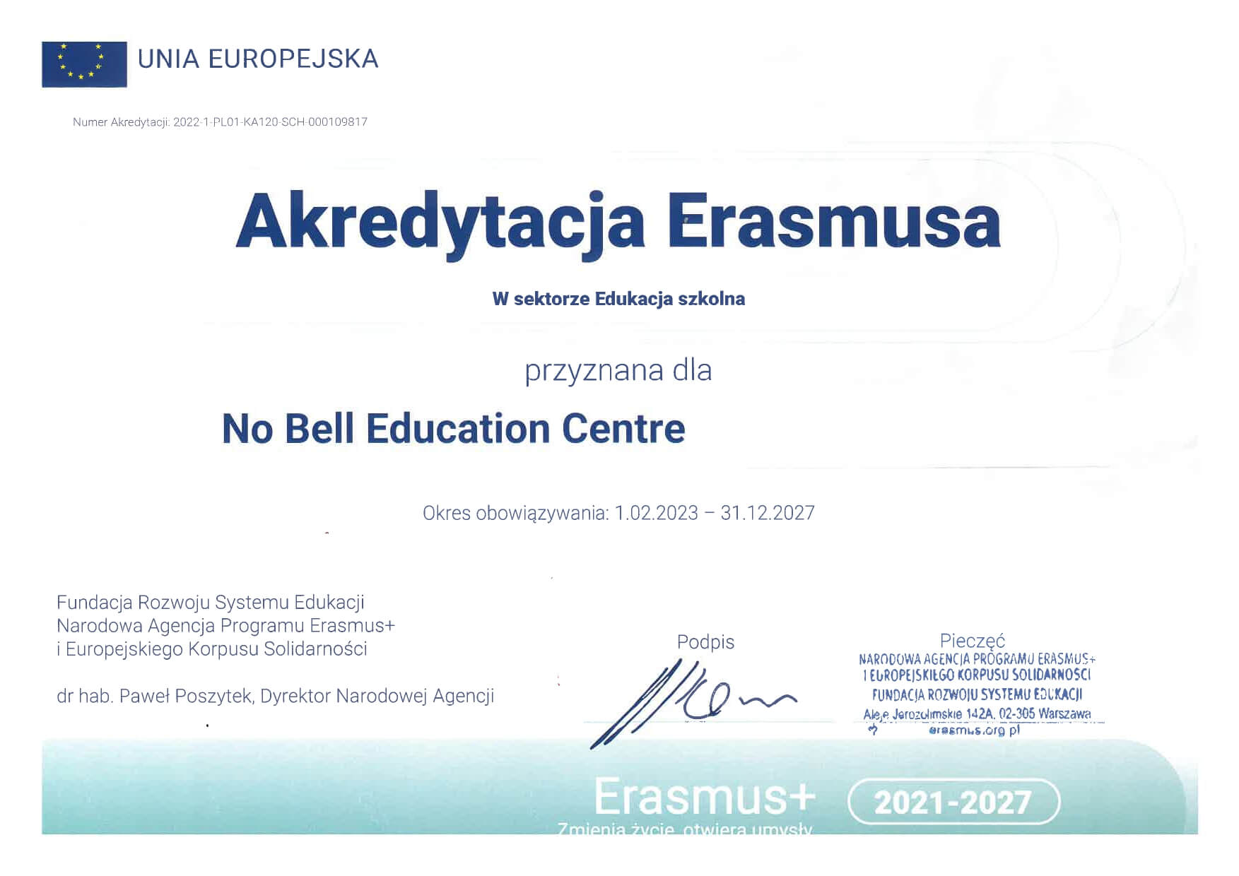 Akredytacja Erasmusa
